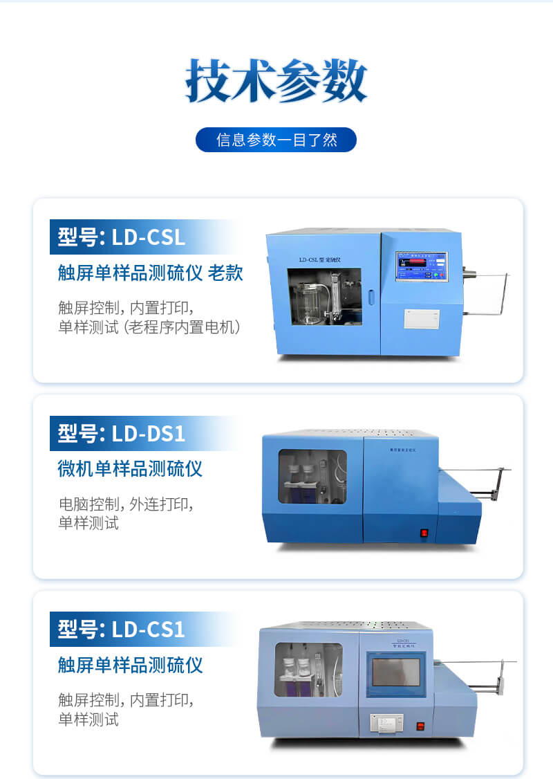 觸屏單樣品測硫儀