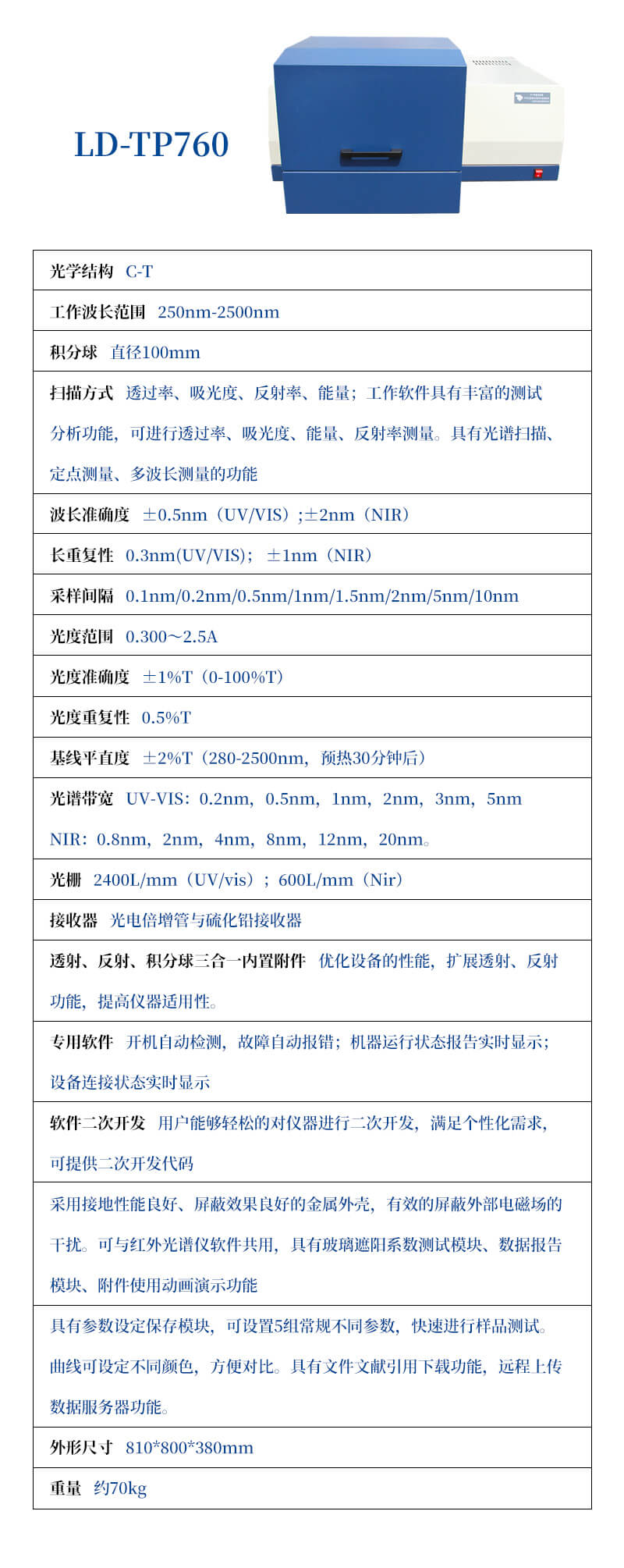 紫外可見近紅外分光光度計(jì)